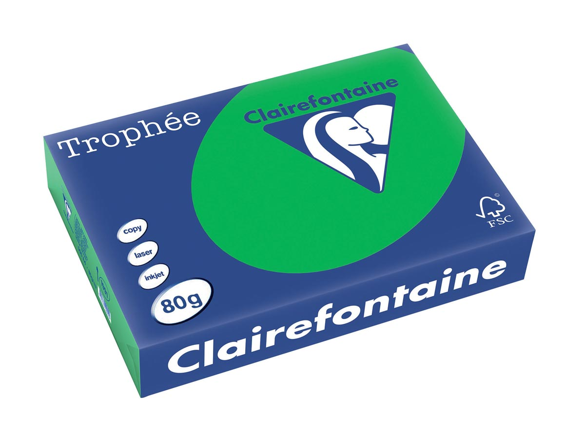 Clairefontaine Trophée Intens A4, 80 g, 500 vel, biljartgroen