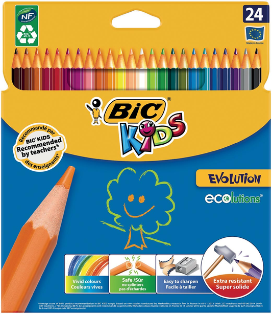 Bic Kids kleurpotlood Ecolutions Evolution, doos van 24 stuks