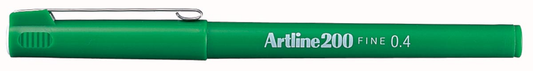 Artline 200 fineliner, groen