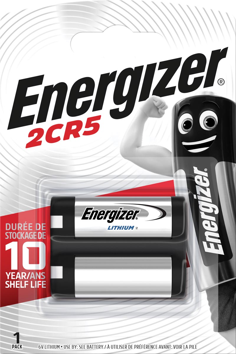 Energizer batterij Photo Lithium 2CR5, op blister