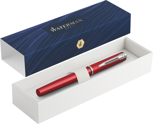 Waterman vulpen Allure, fijne punt, giftbox, rood