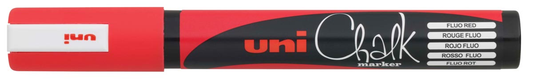 Uni-ball Krijtmarker rood, ronde punt van 1,8 - 2,5 mm