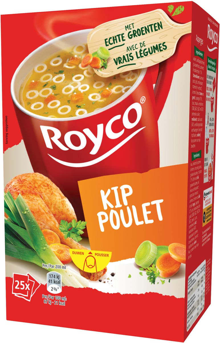 Royco Minute Soup kip, pak van 25 zakjes