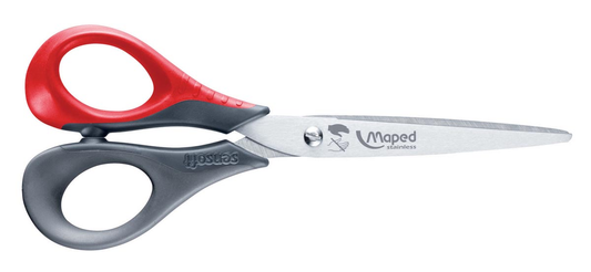 Maped schaar Sensoft 16 cm, voor linkshandigen, met scherpe punt