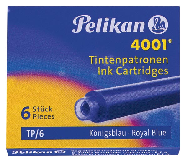 Pelikan inktpatronen 4001 koningsblauw