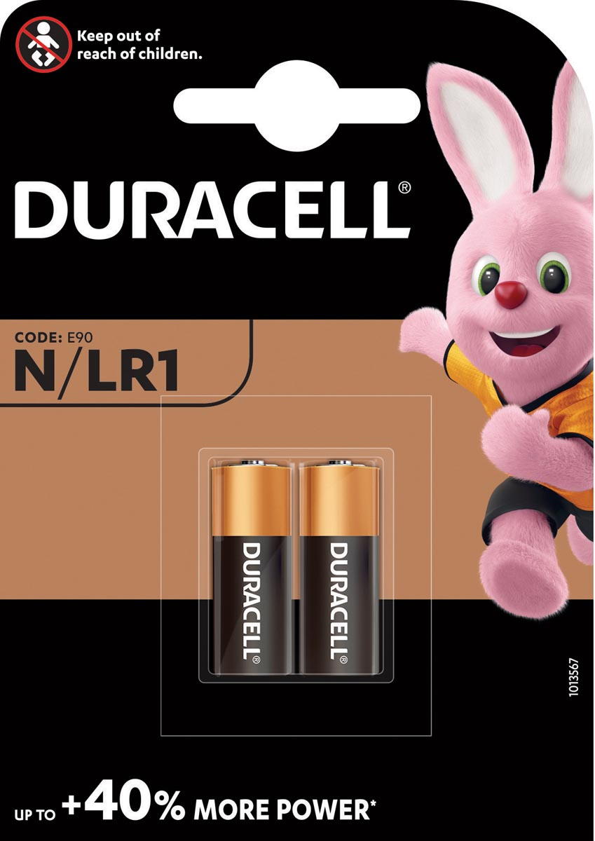 Duracell batterijen Security MN9100, blister van 2 stuks