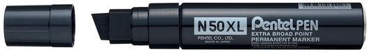 Pentel permanent marker Pen N50, brede punt, zwart