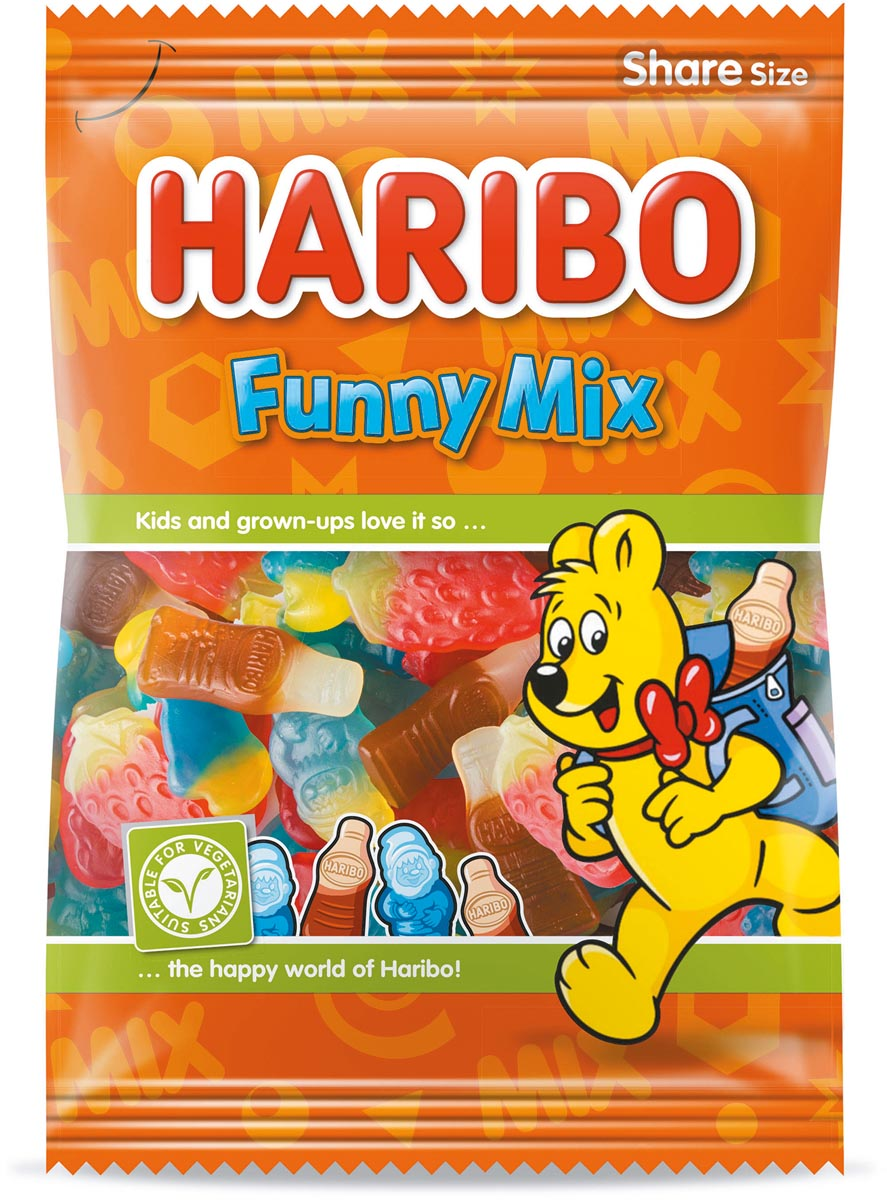 HARIBO FUNNY-MIX 185GR