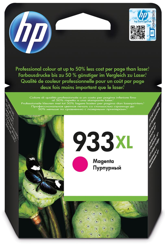 HP inktcartridge 933XL, 825 pagina's, OEM CN055AE, magenta