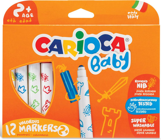 Carioca viltstifen Baby, kartonnen etui met 12 stuks