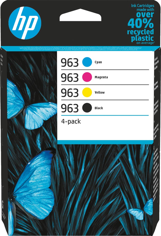 HP inktcartridge 963, 700 - 1.000 pagina's, OEM 6ZC70AE, 4 kleuren