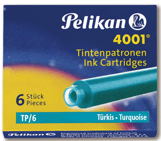 Pelikan inktpatronen 4001 turkoois