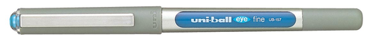 Uni-ball roller Eye Fine en Micro Fine, schrijfbreedte 0,5 mm, punt 0,7 mm, turkoois