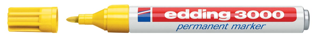 Edding permanent marker 3000 geel