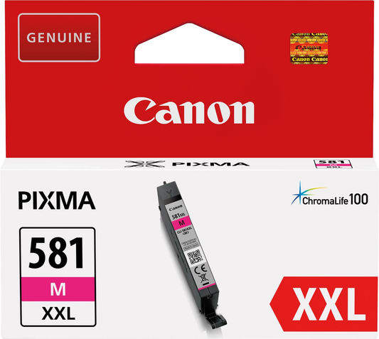 Canon inktcartridge CLI-581M XXL, 367 foto's, OEM 1996C001, magenta