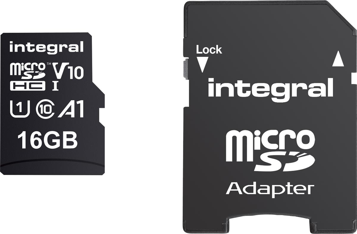 Integral microSDHC geheugenkaart, 16 GB