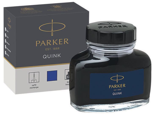 Parker Quink inktpot permanent blauw