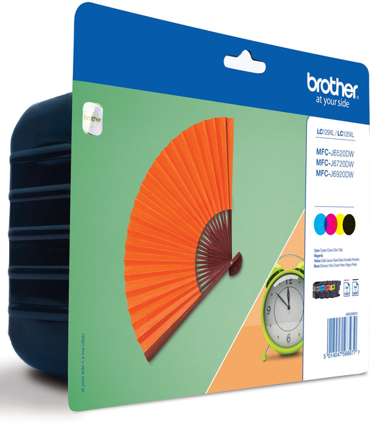 Brother inktcartridge, 2.400 pagina's, OEM LC-129XLVALBPDR, 4 kleuren