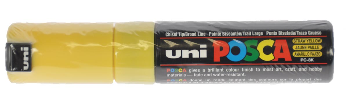 uni-ball Paint Marker op waterbasis Posca PC-8K strogeel