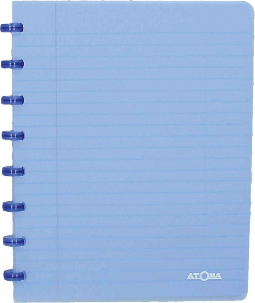 Atoma schrift Trendy ft A5, geruit 5 mm, transparant blauw