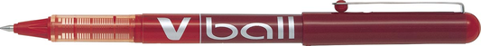 Pilot liquid-ink roller V-Ball V5, rood