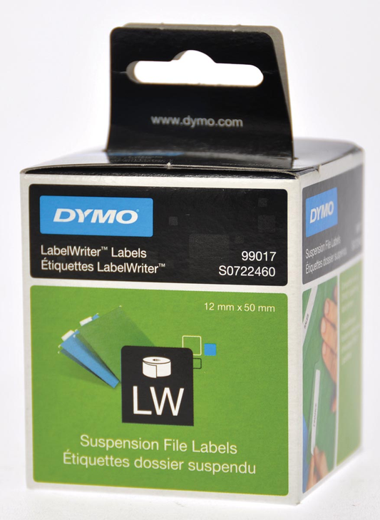 Dymo etiketten LabelWriter ft 50 x 12 mm, wit, 220 etiketten