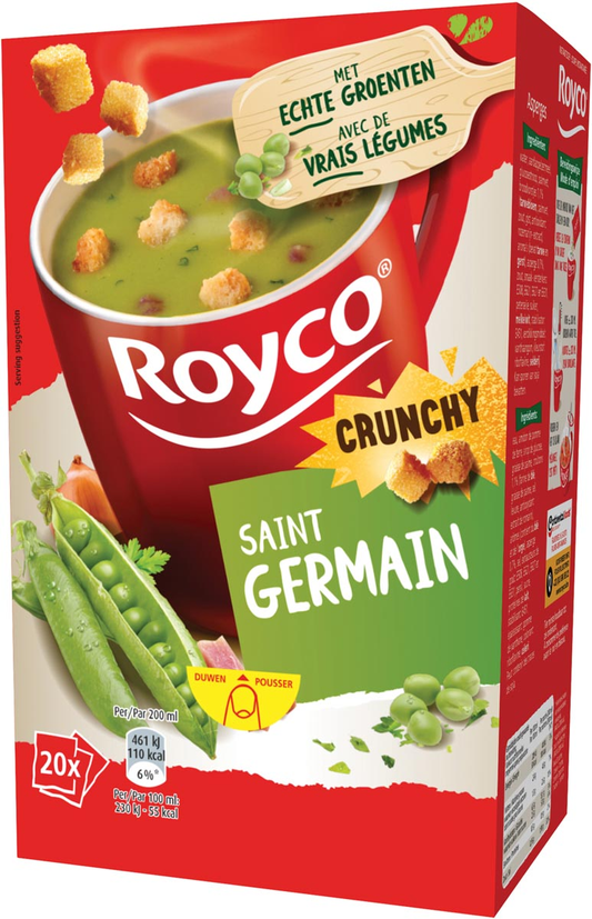 Royco Minute Soup St. Germain met croutons, pak van 20 zakjes