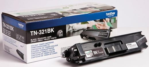 Brother toner, 2.500 pagina's, OEM TN-321BK, zwart