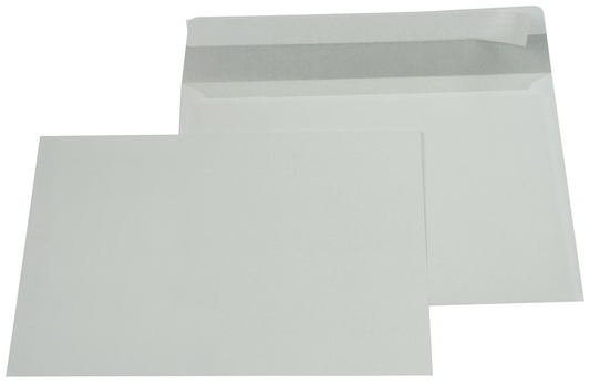 Gallery enveloppen ft 156 x 220 mm, stripsluiting, binnenzijde grijs, doos van 500 stuks