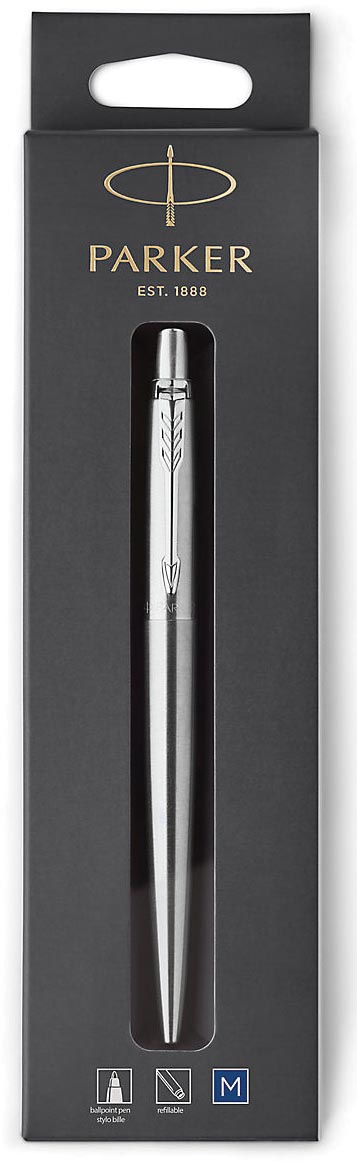 Parker Jotter balpen Stainless Steel CT, op blister