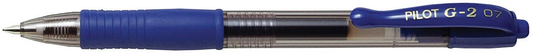 Pilot roller intrekbare Gelpen G-2 blauw