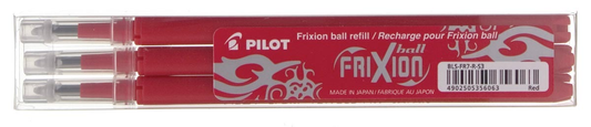 Pilot Vullingen voor Frixion Ball en Frixion Click rood