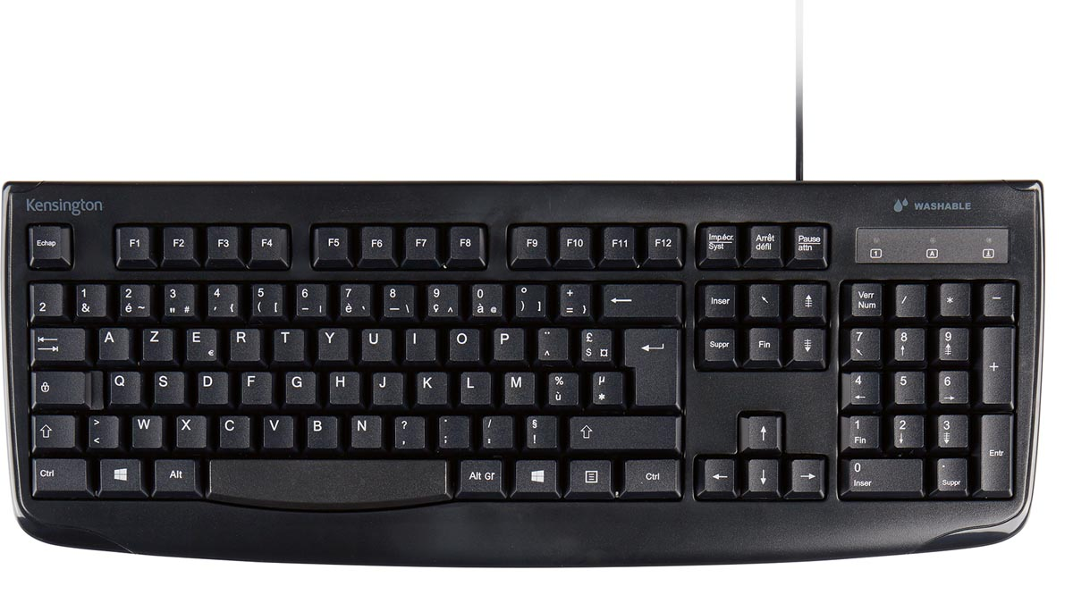 Kensington Pro Fit wasbaar toetsenbord, azerty