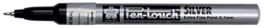 Sakura paint Marker Pen-Touch punt van 0,7 mm, zilver