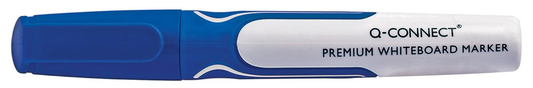 Q-Connect whiteboard marker, ronde punt, blauw