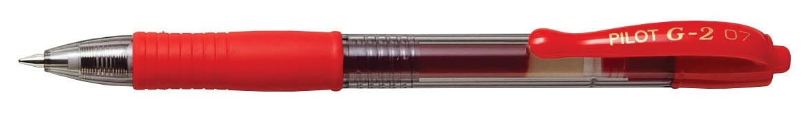 Pilot roller intrekbare Gelpen G-2 rood