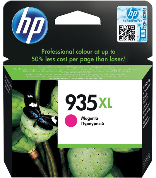 HP inktcartridge 935XL, 825 pagina's, OEM C2P25AE, magenta