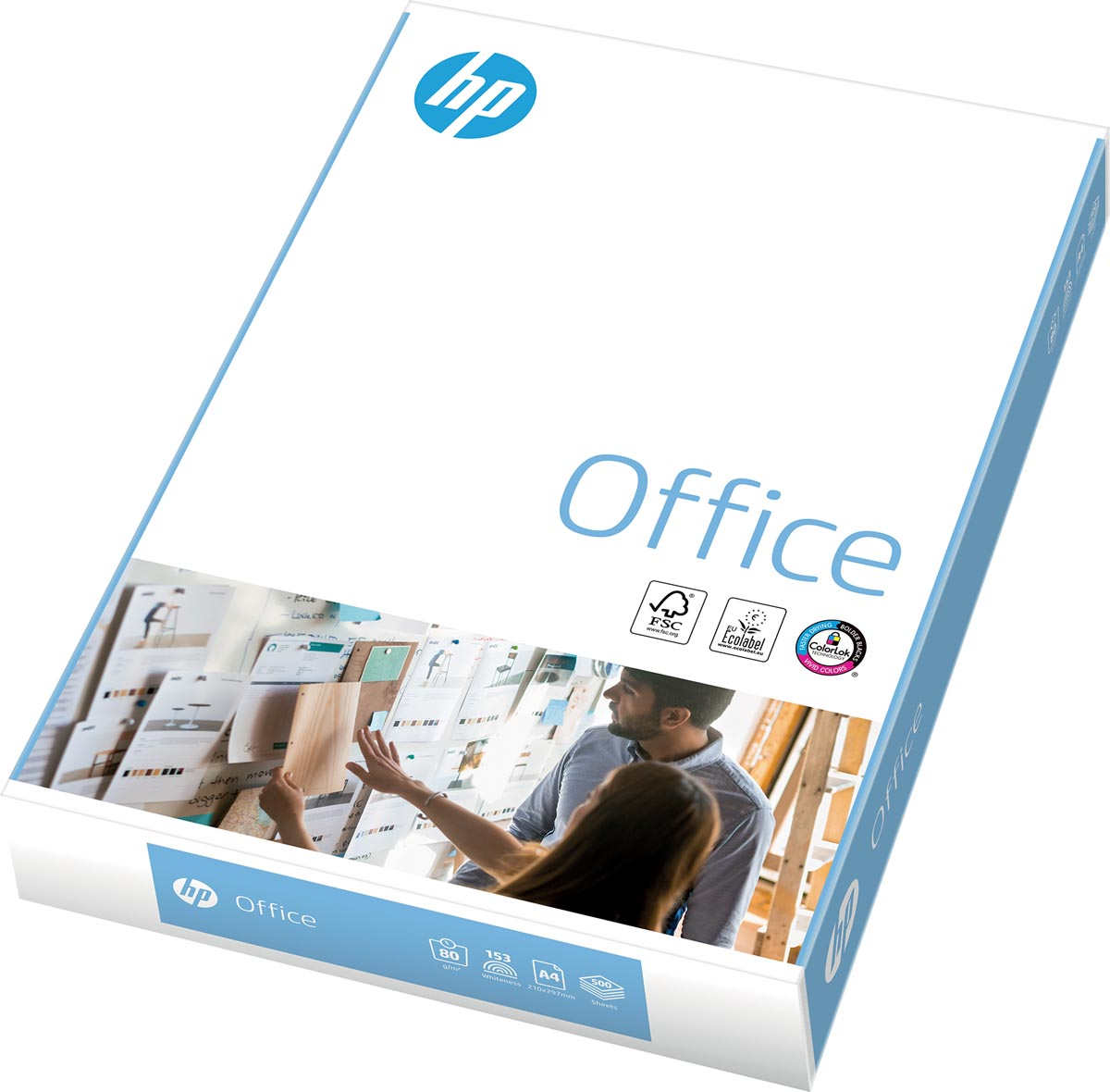 HP Office kopieerpapier ft A4, 80 g, pak van 500 vel