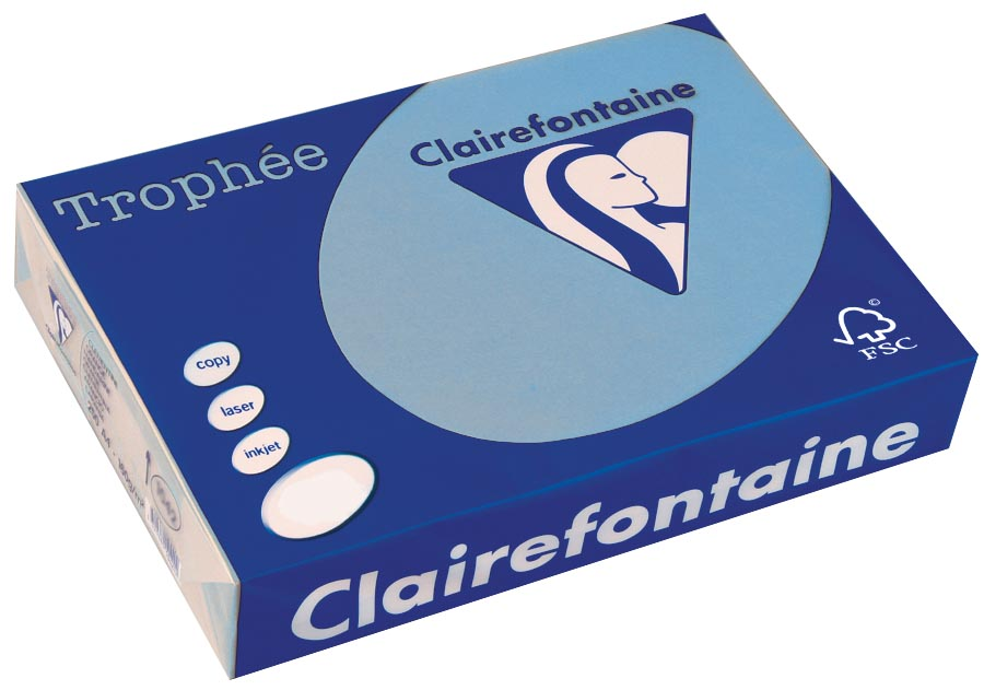 Clairefontaine Trophée Intens A3, 80 g, 500 vel, koningsblauw