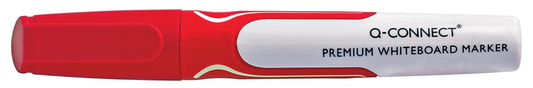 Q-Connect whiteboard marker, ronde punt, rood