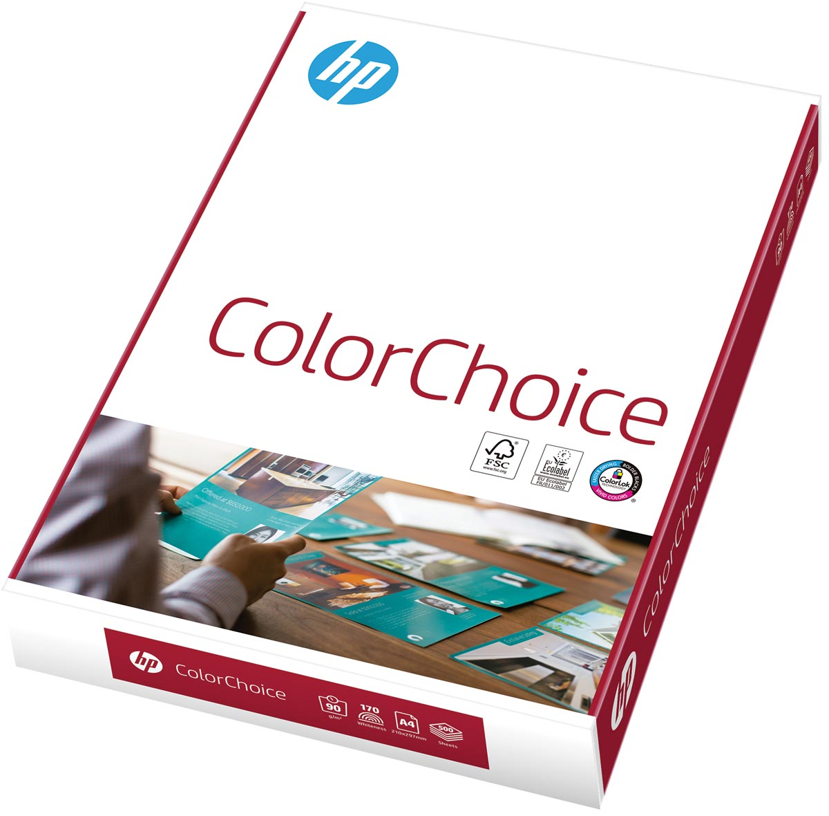 HP ColorChoice printpapier ft A4, 90 g, pak van 500 vel