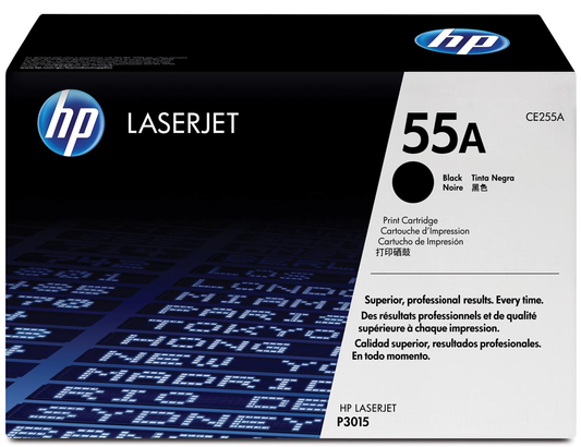 HP toner 55A, 6 000 pagina's, OEM CE255A, zwart