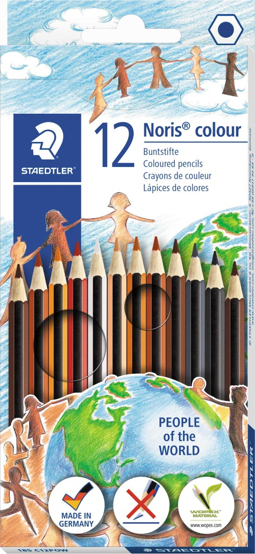 Staedtler kleurpotlood Noris Club People Of The World 12 kleurpotloden