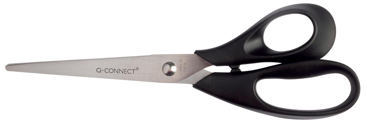 Q-Connect schaar, 21 cm, asymmetrische ogen