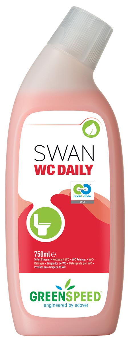 Greenspeed toiletreiniger Swan WC Daily, dennenfris, flacon van 750 ml