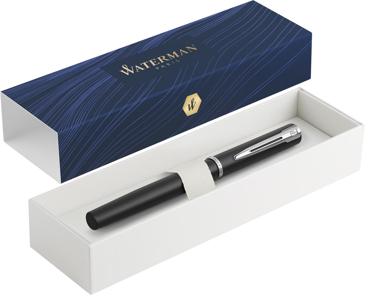 Waterman vulpen Allure, fijne punt, giftbox, zwart