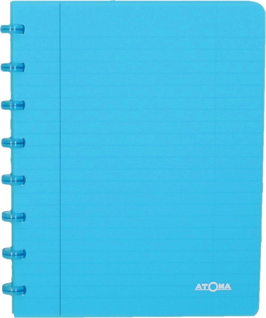 Atoma schrift Trendy ft A5, geruit 5 mm, transparant turkoois