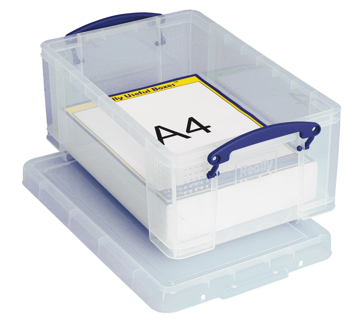 Really Useful Box opbergdoos 9 liter, transparant