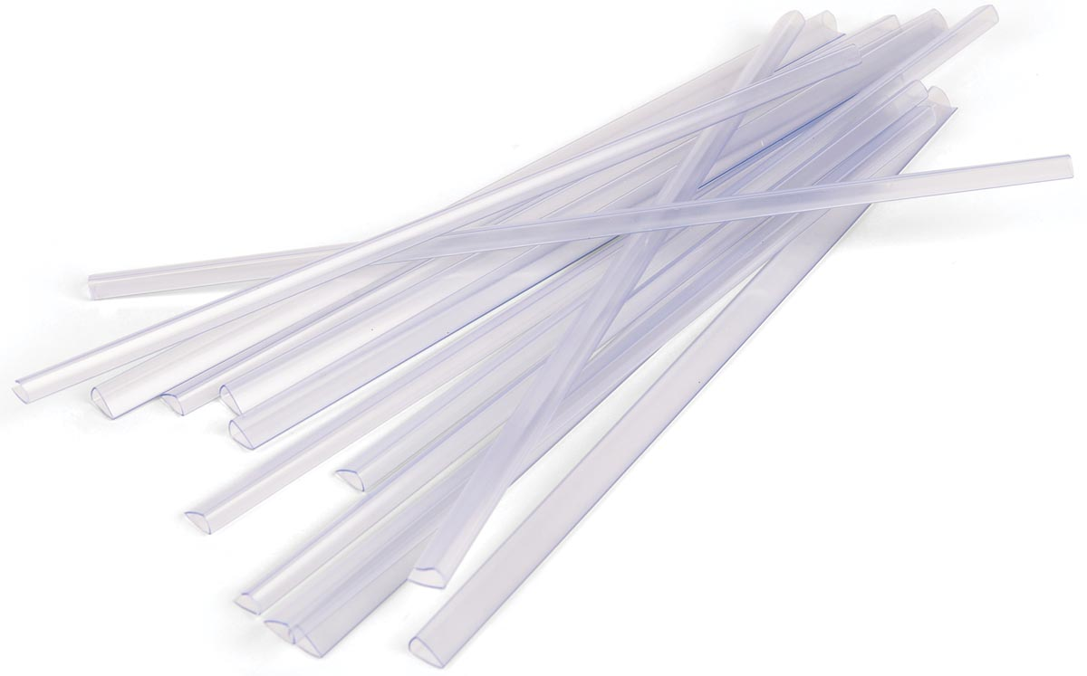 Pergamy klemstrips, pak van 25 stuks, 10-12 mm, transparent