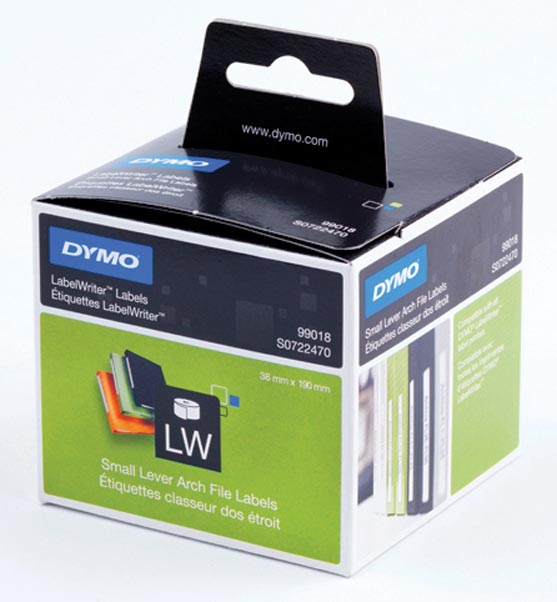 Dymo etiketten LabelWriter ft 190 x 38 mm, wit, 110 etiketten